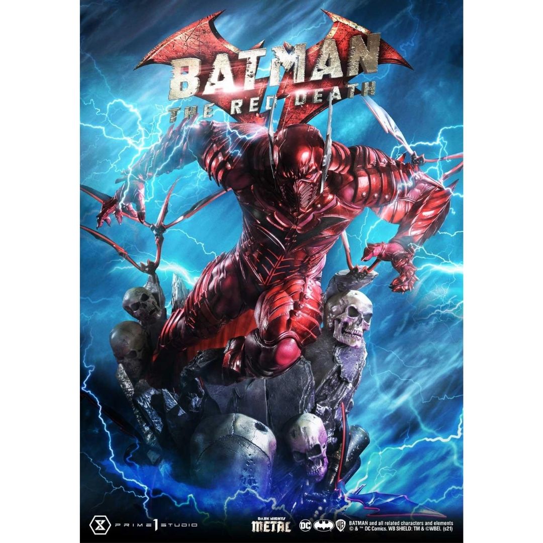 DC Comics Dark Nights Metal Batman The Red Death Exclusive Verson 1/3rd Scale Statue by Prime 1 Studios -Prime 1 Studio - India - www.superherotoystore.com