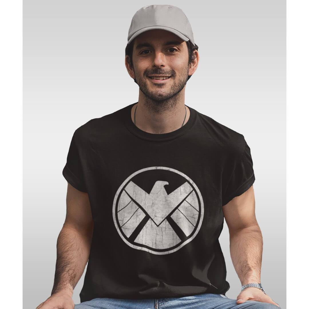 Marvel Comics Agents of Shield Logo T-Shirt -Celfie Design - India - www.superherotoystore.com