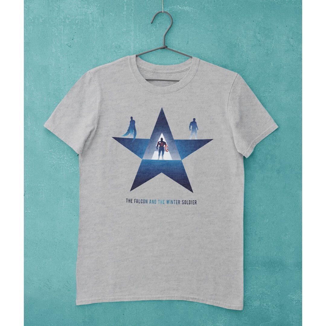 Marvel Comics The American Trio T-Shirt -Celfie Design - India - www.superherotoystore.com