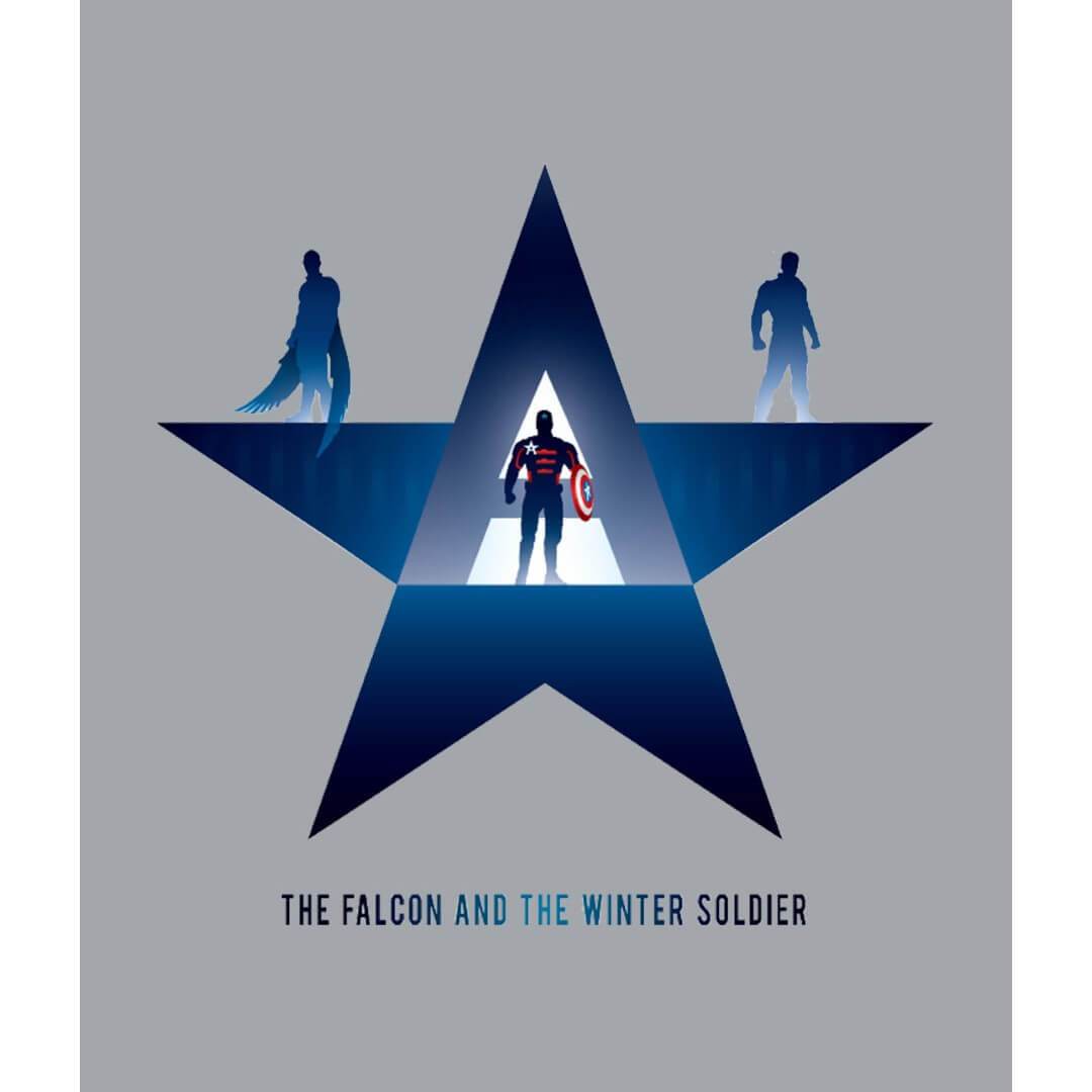 Marvel Comics The American Trio T-Shirt -Celfie Design - India - www.superherotoystore.com