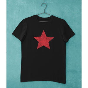 Marvel Comics The Winter Soldier Blood Star T-Shirt -Celfie Design - India - www.superherotoystore.com
