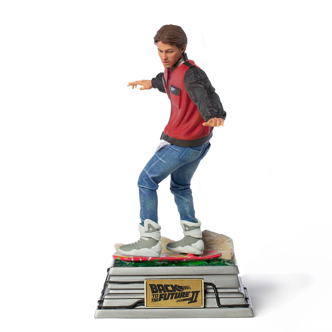 Back To The Future II - Marty McFly on Hoverboard Figure by Iron Studios -Iron Studios - India - www.superherotoystore.com