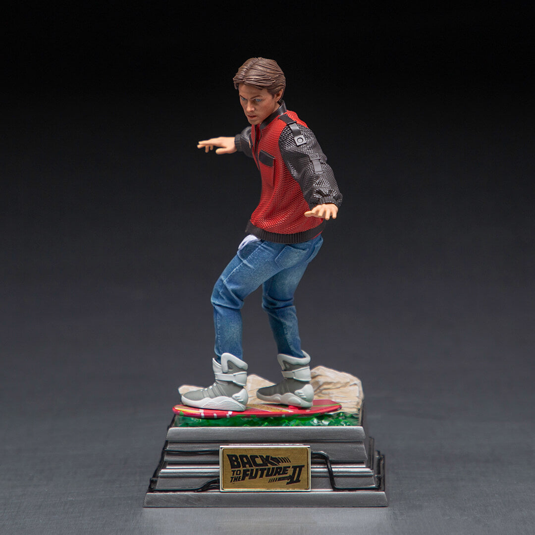 Back To The Future II - Marty McFly on Hoverboard Figure by Iron Studios -Iron Studios - India - www.superherotoystore.com