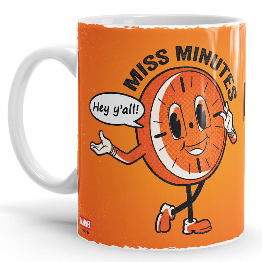 MISS MINUTES: HEY Y&#39;ALL - MARVEL OFFICIAL MUG -Redwolf - India - www.superherotoystore.com