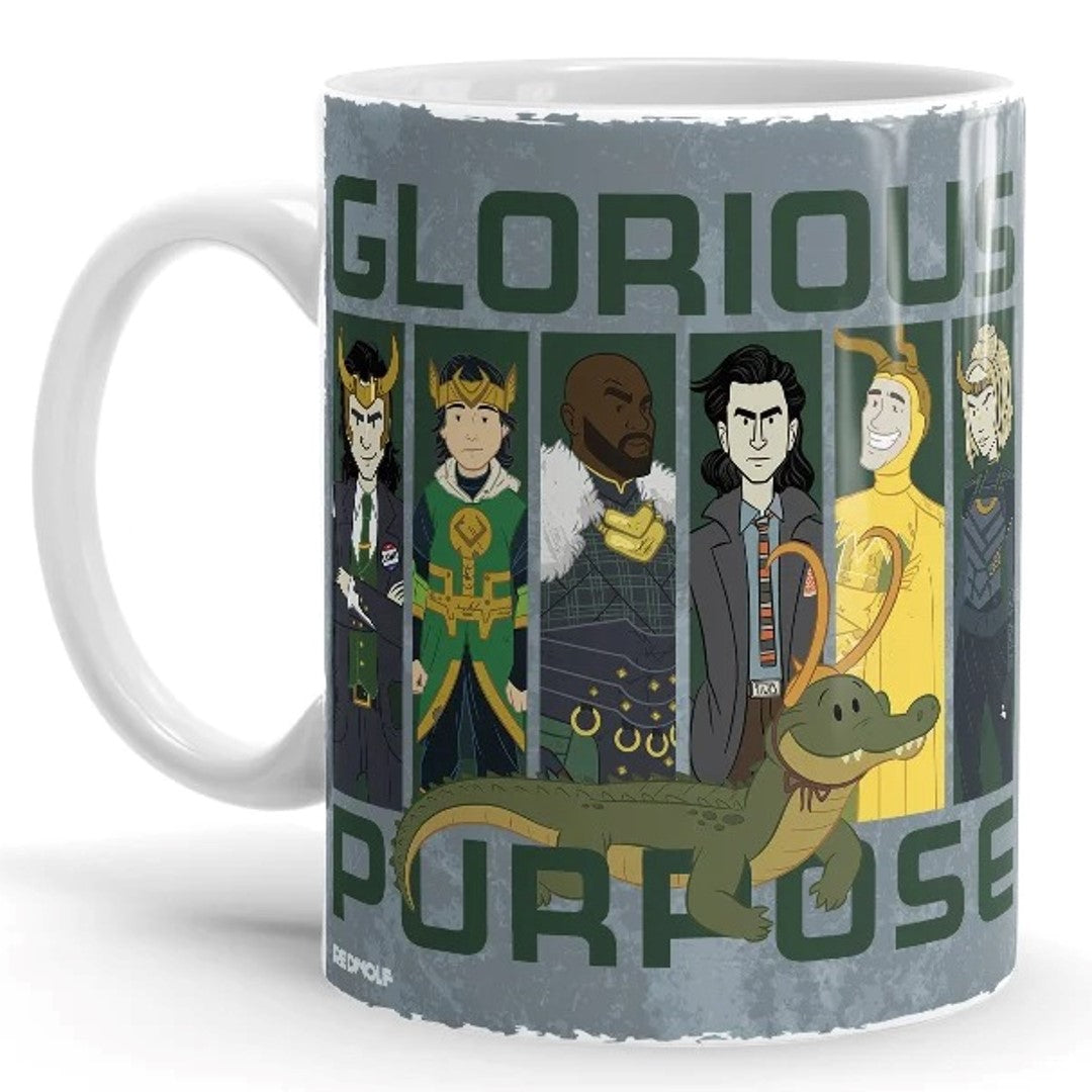 LOKI ARMY: GLORIOUS PURPOSE - MARVEL OFFICIAL MUG -Redwolf - India - www.superherotoystore.com