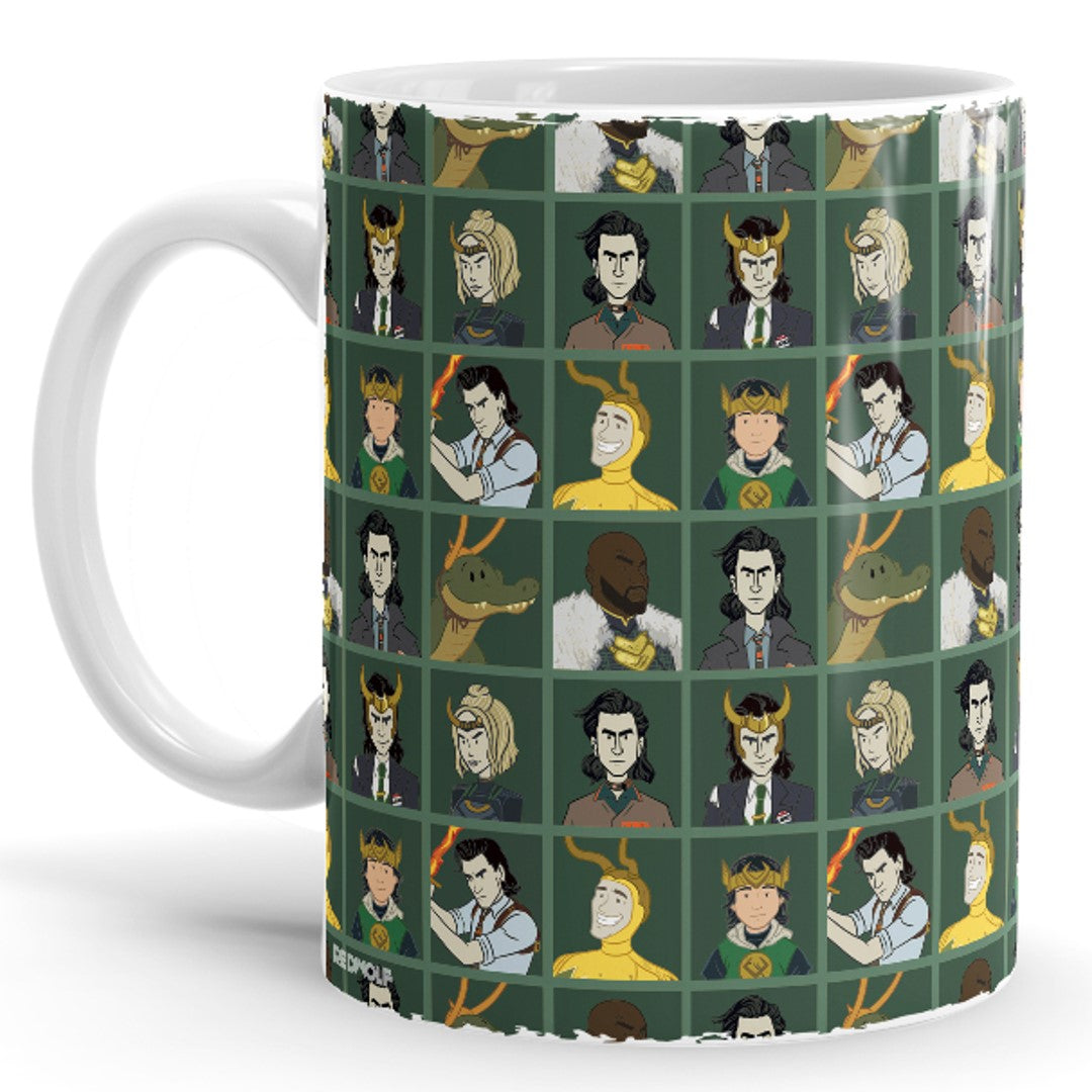 LOKI VARIANTS PATTERN - MARVEL OFFICIAL MUG -Redwolf - India - www.superherotoystore.com