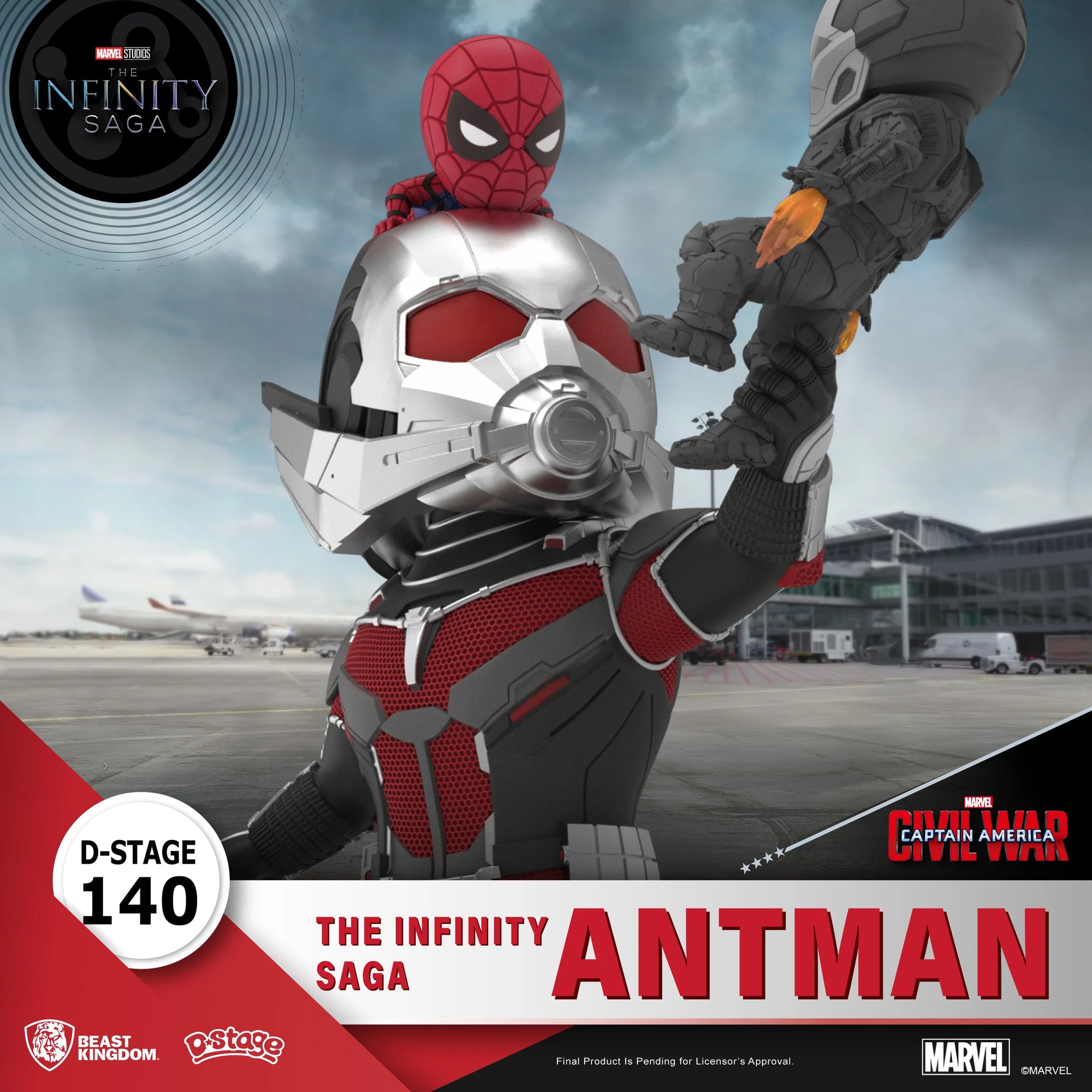 Marvel: The Infinity Saga-Antman D-Stage Figure Statue by Beast Kingdom -Beast Kingdom - India - www.superherotoystore.com
