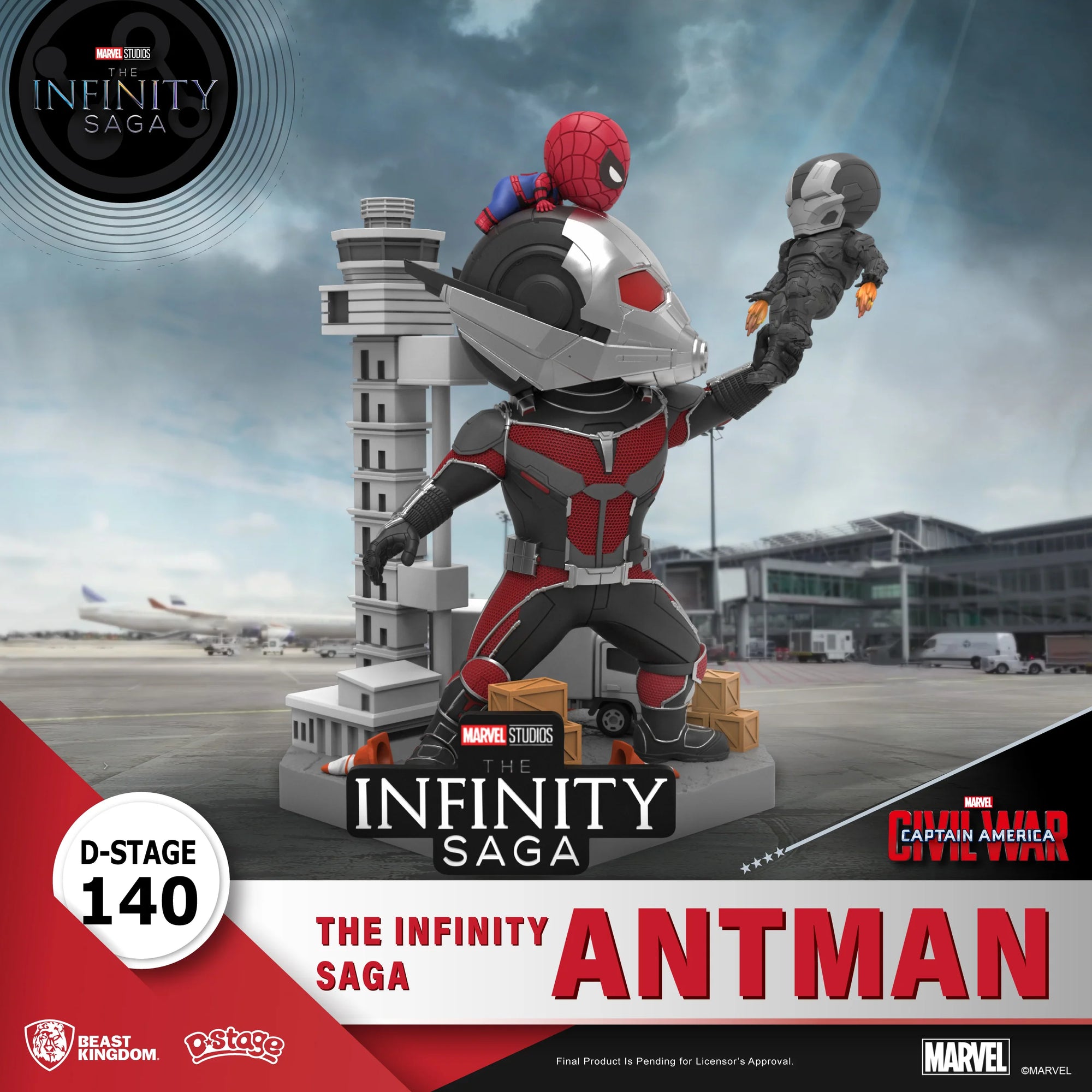 Marvel: The Infinity Saga-Antman D-Stage Figure Statue by Beast Kingdom -Beast Kingdom - India - www.superherotoystore.com