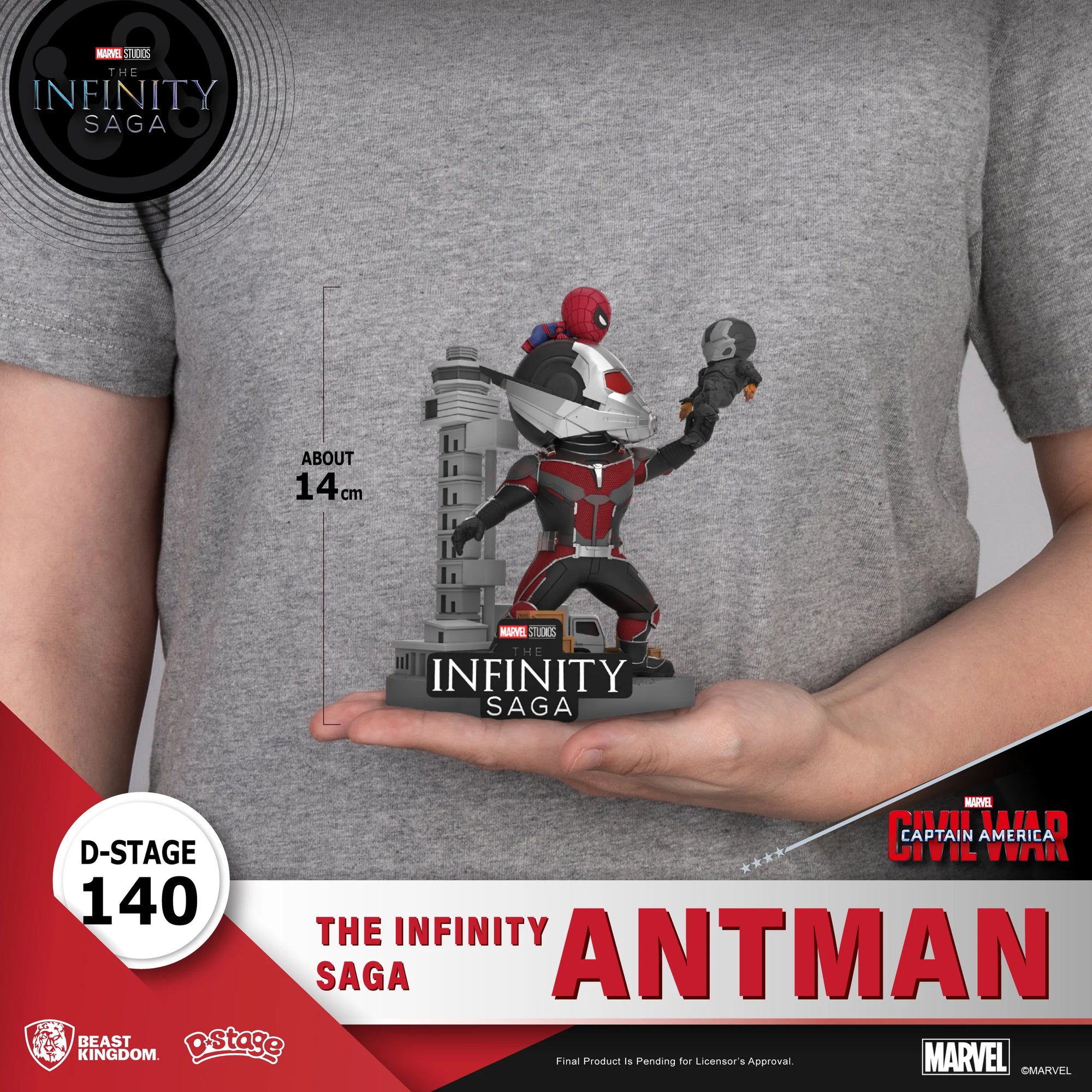 Marvel: The Infinity Saga-Antman D-Stage Figure Statue by Beast Kingdom -Beast Kingdom - India - www.superherotoystore.com