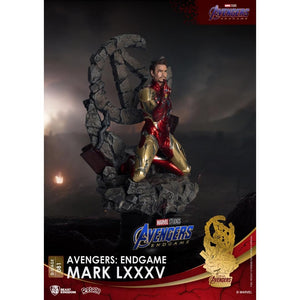 Avenger Endgame Iron Man Diorama Stage by Beast Kingdom -Beast Kingdom - India - www.superherotoystore.com