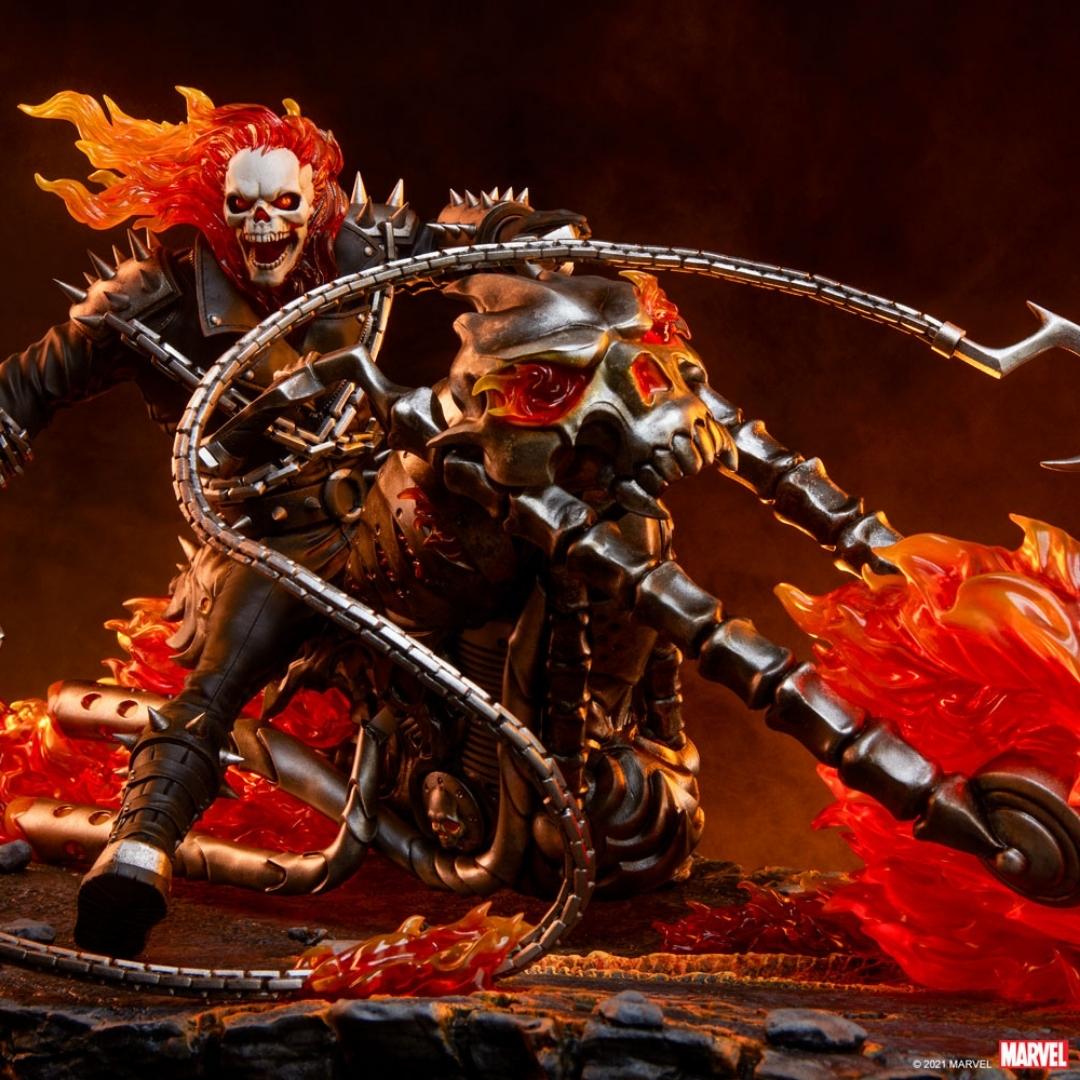 Ghost Rider Marvel Sixth Scale Diorama by PCS -PCS Studios - India - www.superherotoystore.com