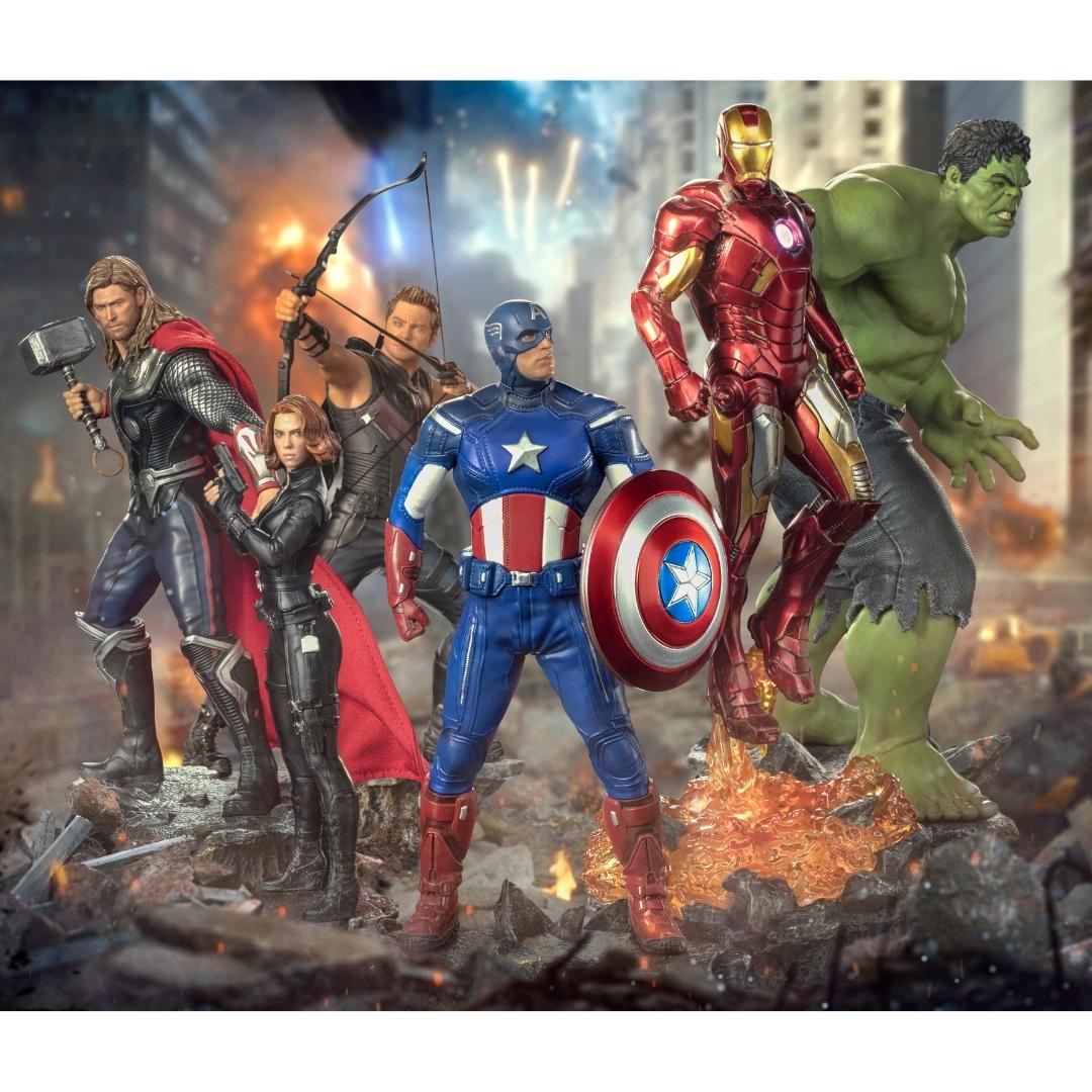 Avengers Battle Of NY - Infinity Saga Hawkeye Statue by Iron Studios -Iron Studios - India - www.superherotoystore.com