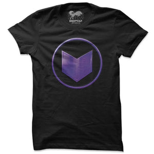 HAWKEYE LOGO - MARVEL OFFICIAL T-SHIRT -Redwolf - India - www.superherotoystore.com