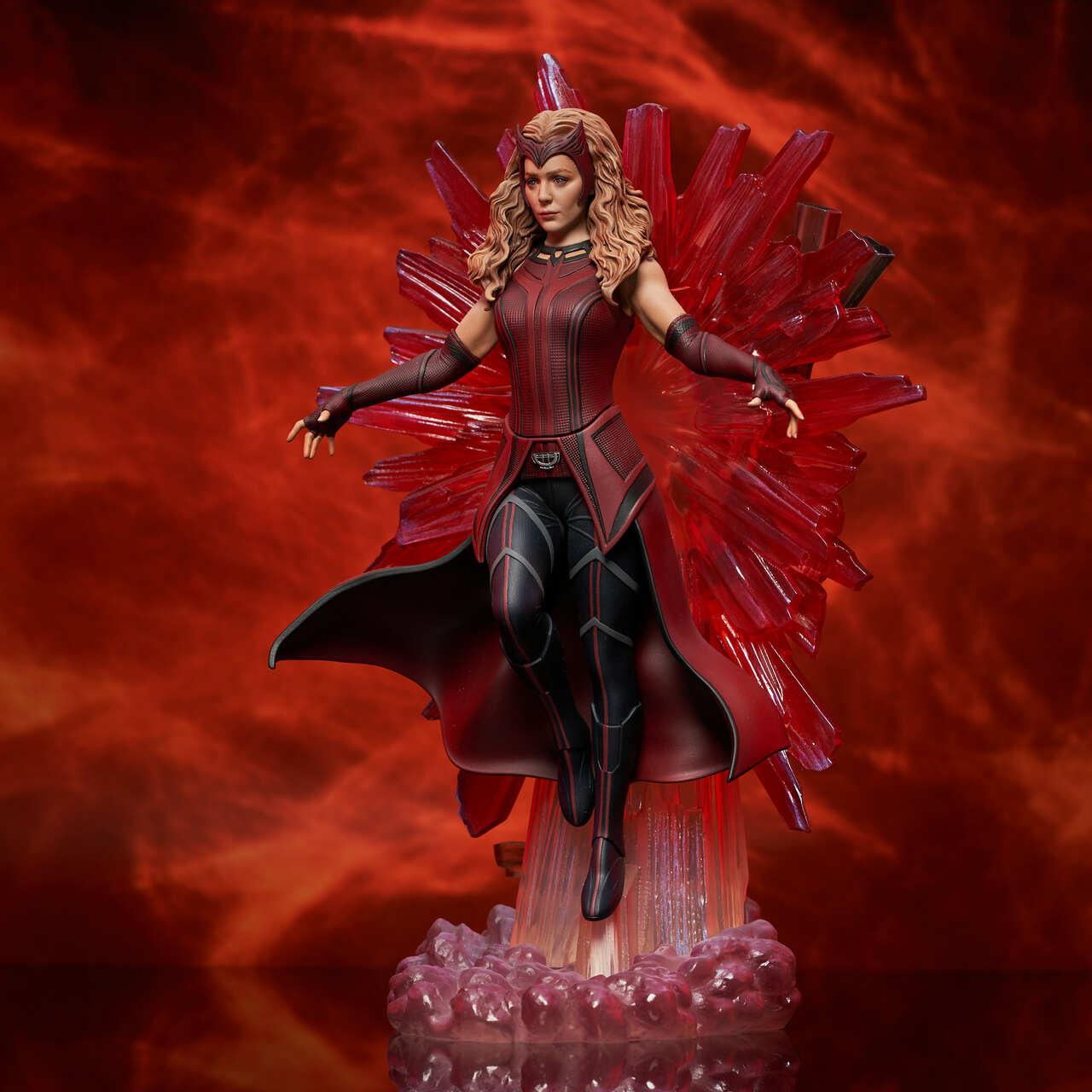 Scarlet Witch WandaVision Marvel TV Gallery Statue by Diamond Gallery -Diamond Gallery - India - www.superherotoystore.com