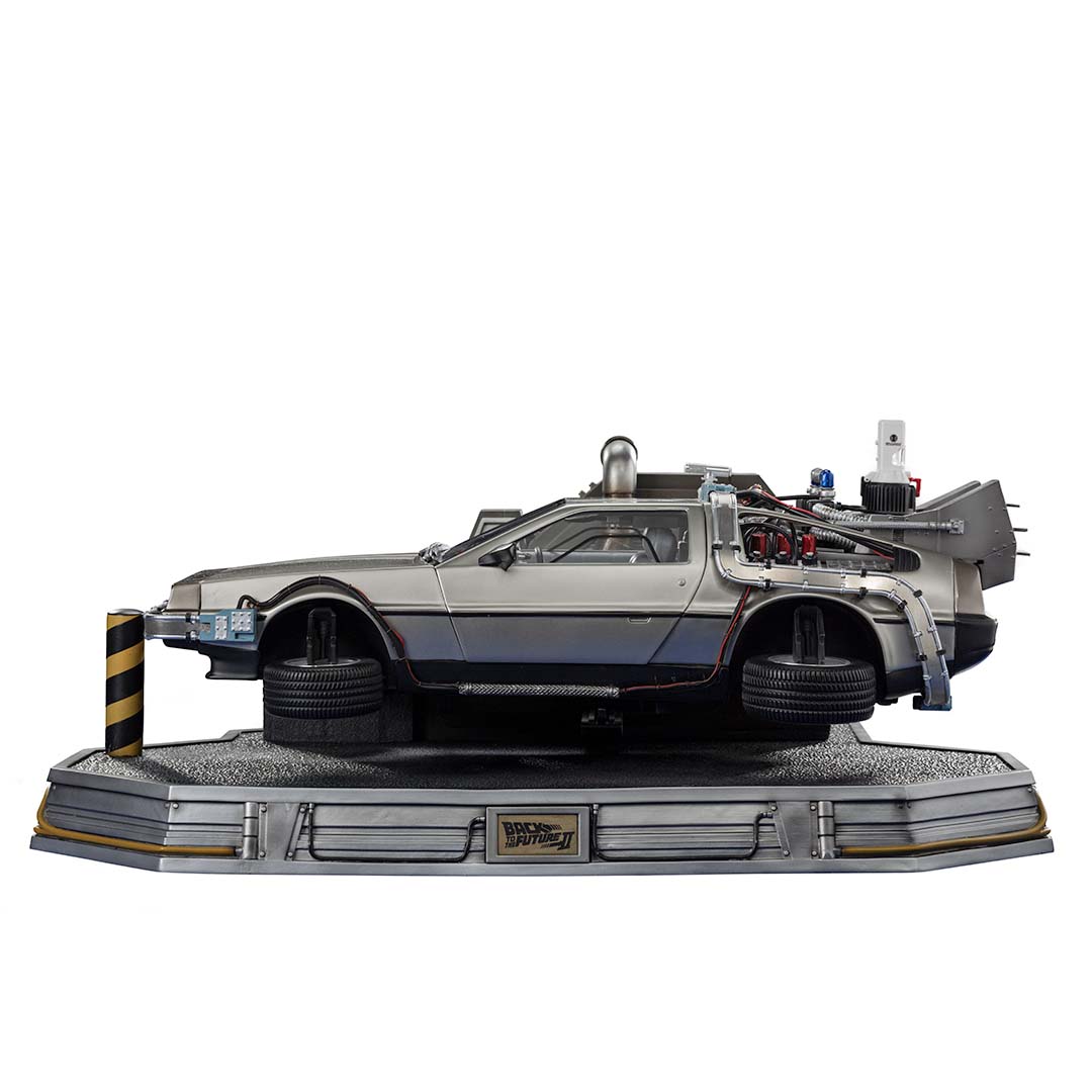 Back to the Future Part II - DeLorean 1/10th Scale Figure Set by Iron Studios -Iron Studios - India - www.superherotoystore.com