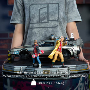 Back to the Future Part II - Marty McFly, Doc Brown & DeLorean 1/10th Scale Figure Set by Iron Studios -Iron Studios - India - www.superherotoystore.com