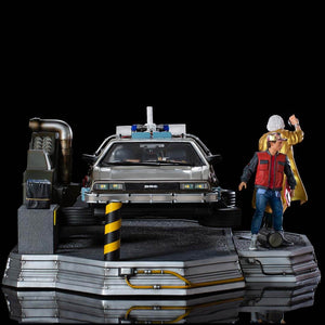 Back to the Future Part II - Marty McFly, Doc Brown & DeLorean 1/10th Scale Figure Set by Iron Studios -Iron Studios - India - www.superherotoystore.com