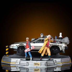 Back to the Future Part II - Marty McFly, Doc Brown & DeLorean 1/10th Scale Figure Set by Iron Studios -Iron Studios - India - www.superherotoystore.com