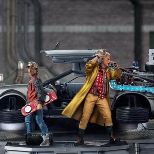 Back to the Future Part II - Marty McFly, Doc Brown & DeLorean 1/10th Scale Figure Set by Iron Studios -Iron Studios - India - www.superherotoystore.com