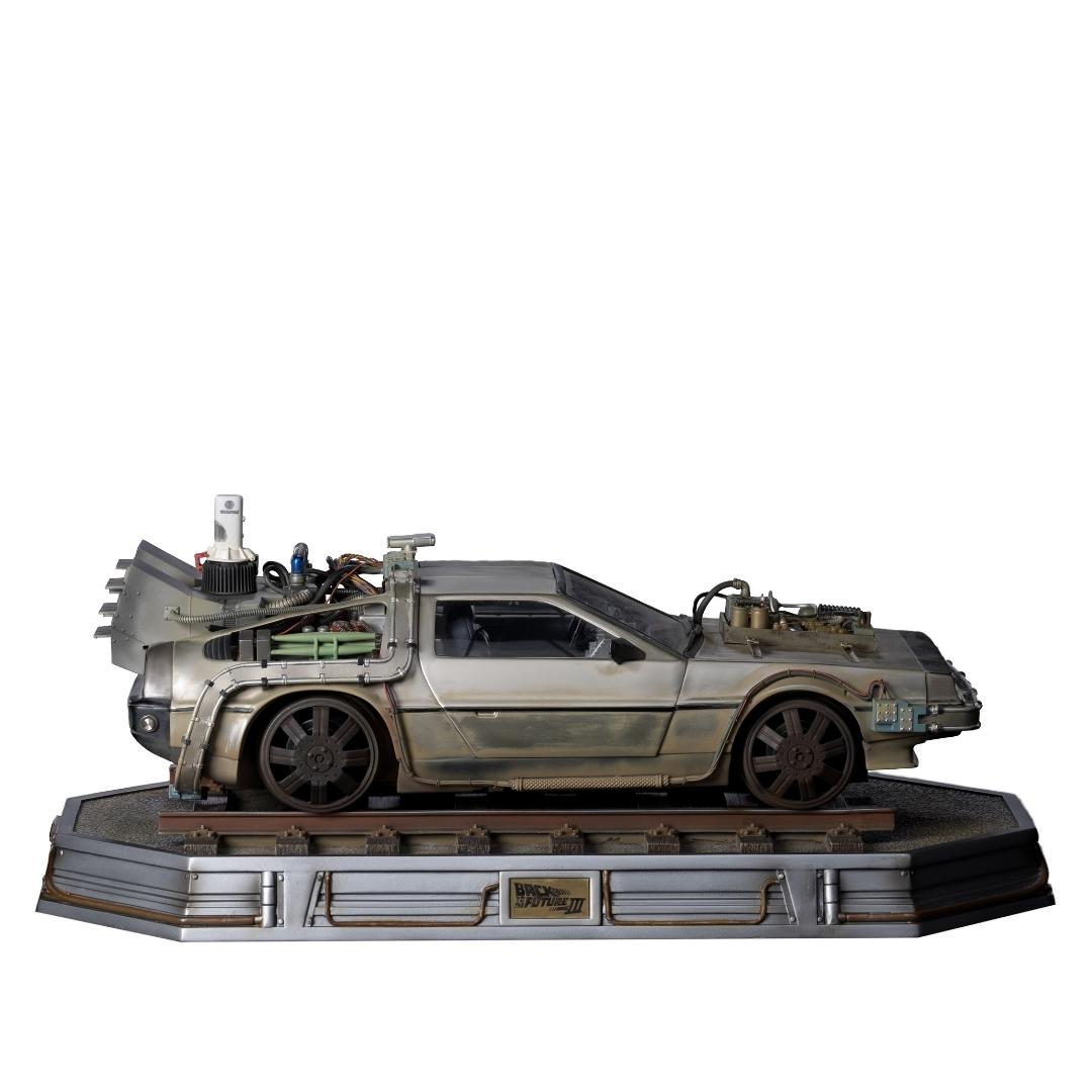 Back To The Future III Delorean 1/10th Scale Figure by Iron Studios -Iron Studios - India - www.superherotoystore.com