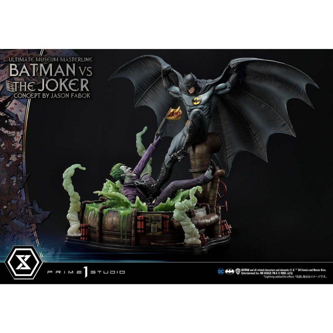 DC Comics Batman Vs The Joker (Jason Fabok) Deluxe Version Figure by Prime1 Studios -Prime 1 Studio - India - www.superherotoystore.com