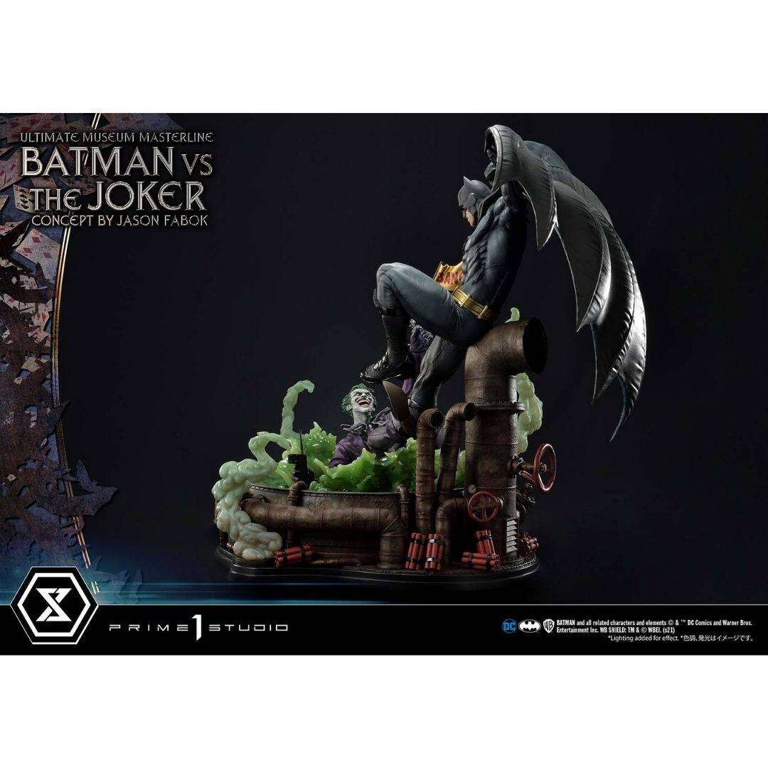 DC Comics Batman Vs The Joker (Jason Fabok) Deluxe Version Figure by Prime1 Studios -Prime 1 Studio - India - www.superherotoystore.com