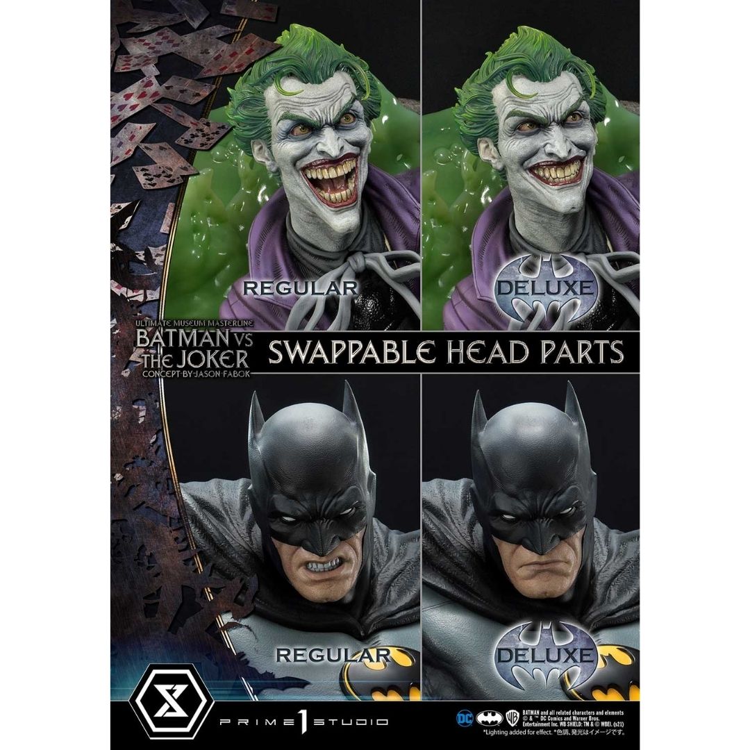 DC Comics Batman Vs The Joker (Jason Fabok) Deluxe Version Figure by Prime1 Studios -Prime 1 Studio - India - www.superherotoystore.com