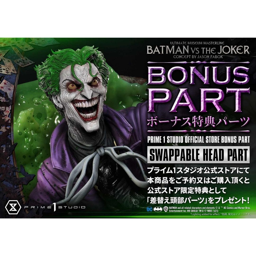 DC Comics Batman Vs The Joker (Jason Fabok) Deluxe Version Figure by Prime1 Studios -Prime 1 Studio - India - www.superherotoystore.com