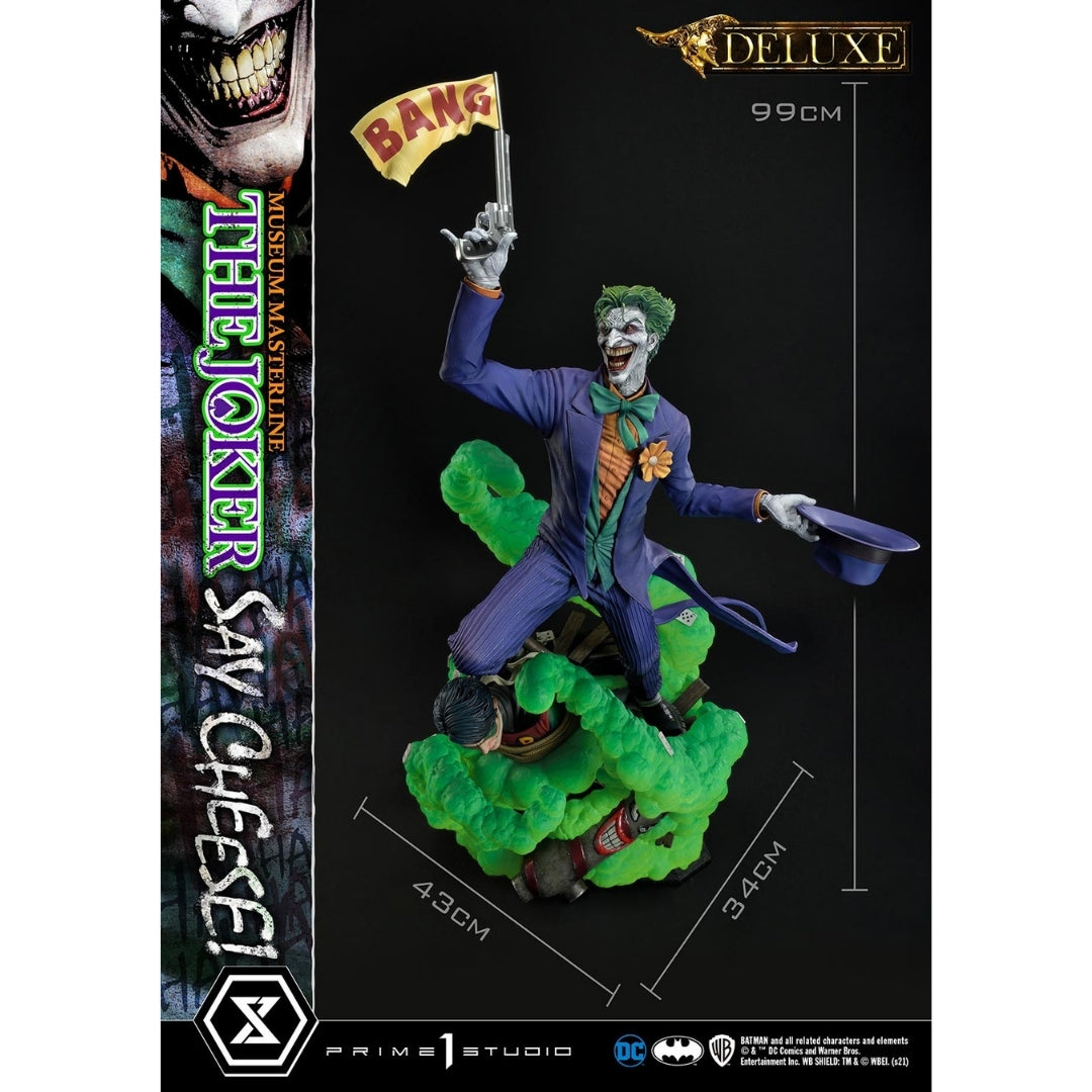 DC Comics The Joker "Say Cheese" Deluxe Version Figure by Prime1 Studios -Prime 1 Studio - India - www.superherotoystore.com