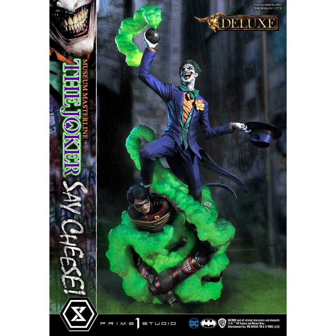 DC Comics The Joker "Say Cheese" Deluxe Version Figure by Prime1 Studios -Prime 1 Studio - India - www.superherotoystore.com