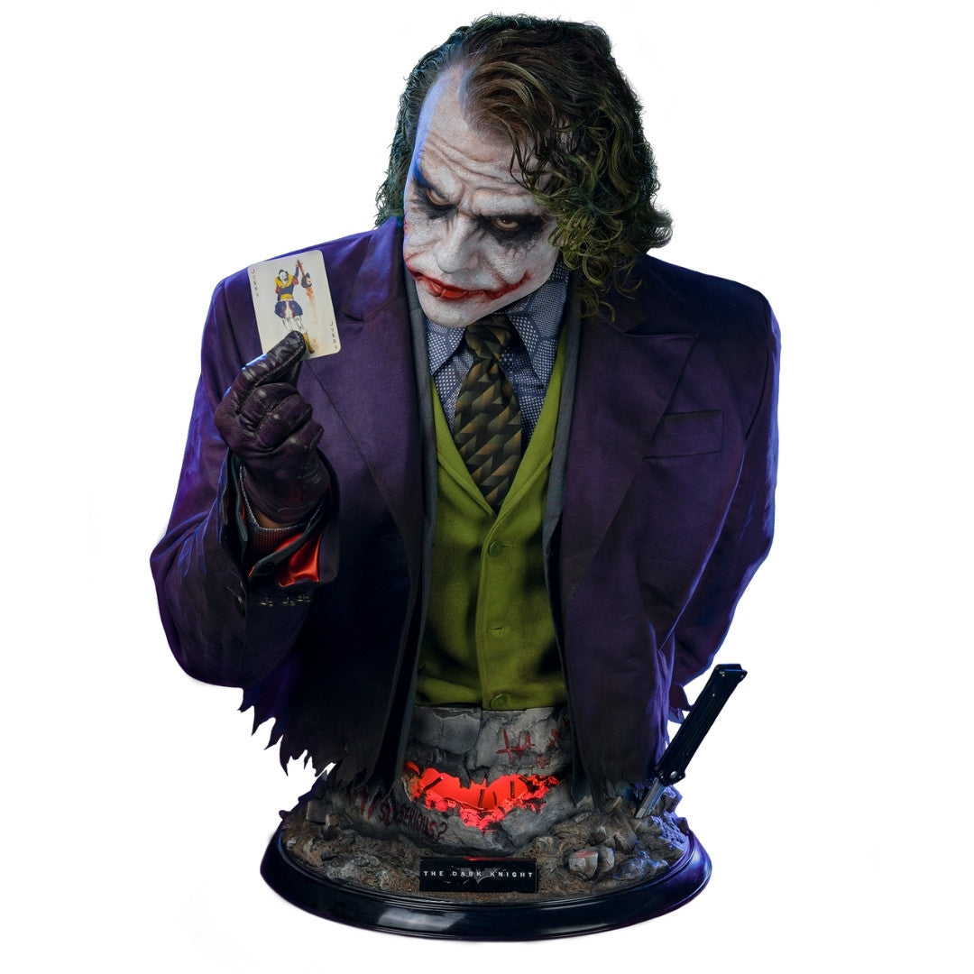 Batman The Dark Knight - The Joker Life Size Bust by Infinity Studio -Infinity Studios - India - www.superherotoystore.com