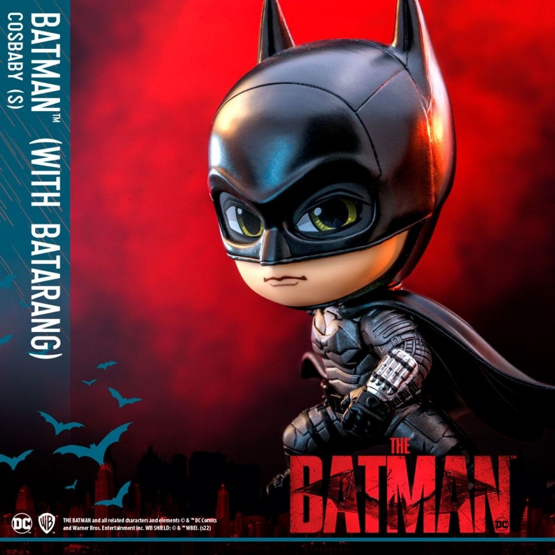 Batman Movie - Batman With Batrang Cosbaby Figure by Hot Toys -Hot Toys - India - www.superherotoystore.com