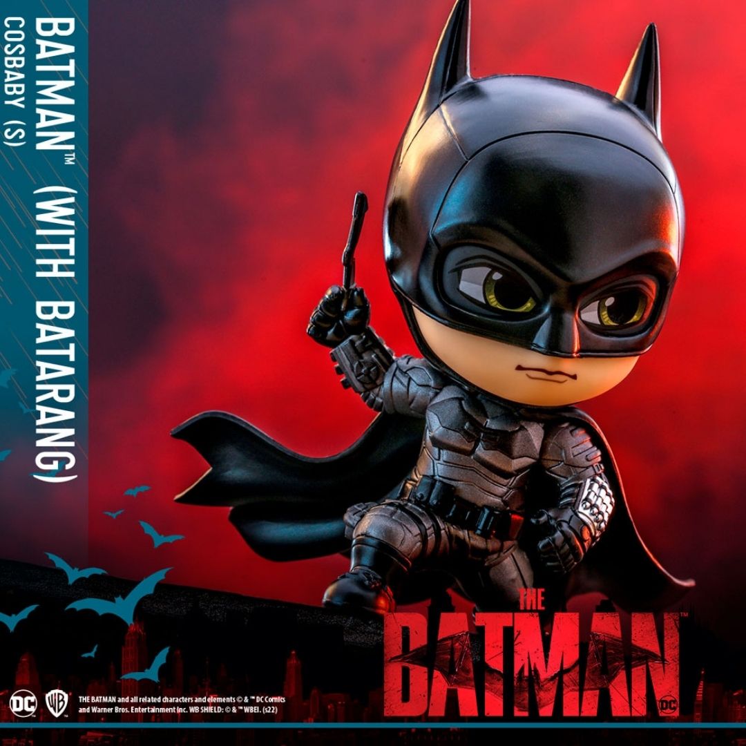 Batman Movie - Batman With Batrang Cosbaby Figure by Hot Toys -Hot Toys - India - www.superherotoystore.com