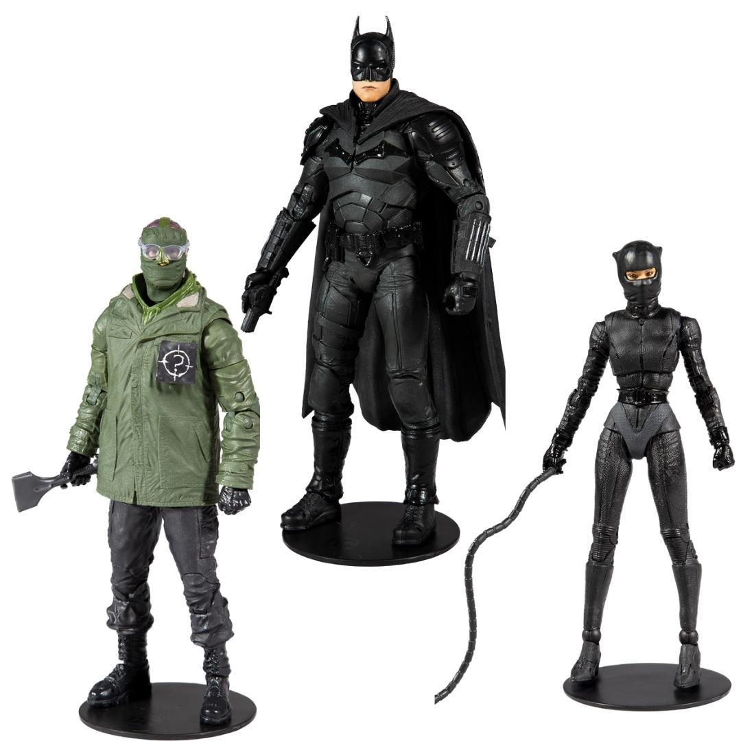 Batman Movie Batman, Catwoman and Riddler 3-Pack Action Figure by Mcfarlane Toys -McFarlane Toys - India - www.superherotoystore.com