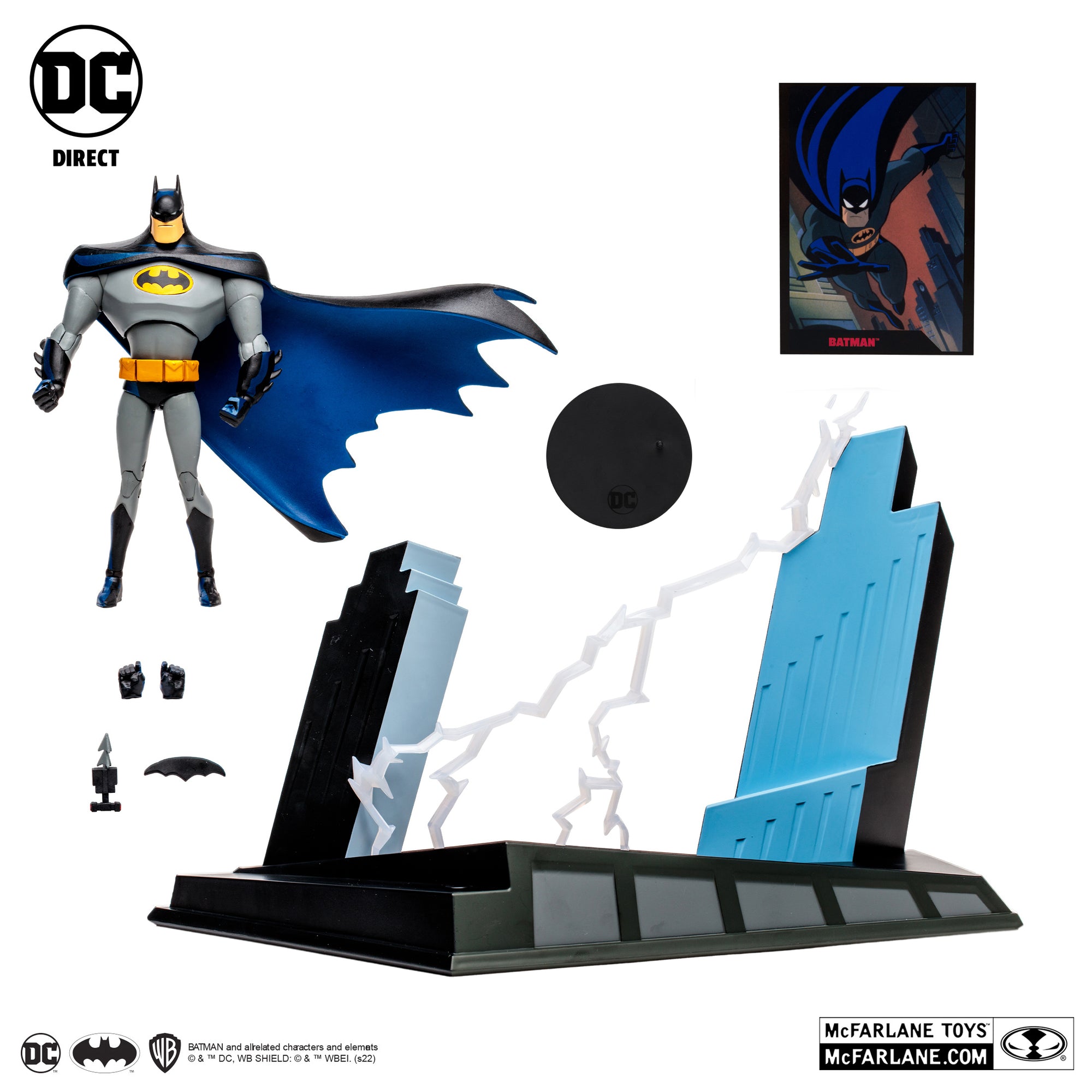 Batman the Animated Series 30th Anniversary NYCC Exclusive Gold Label Figure by McFarlane Toys -McFarlane Toys - India - www.superherotoystore.com