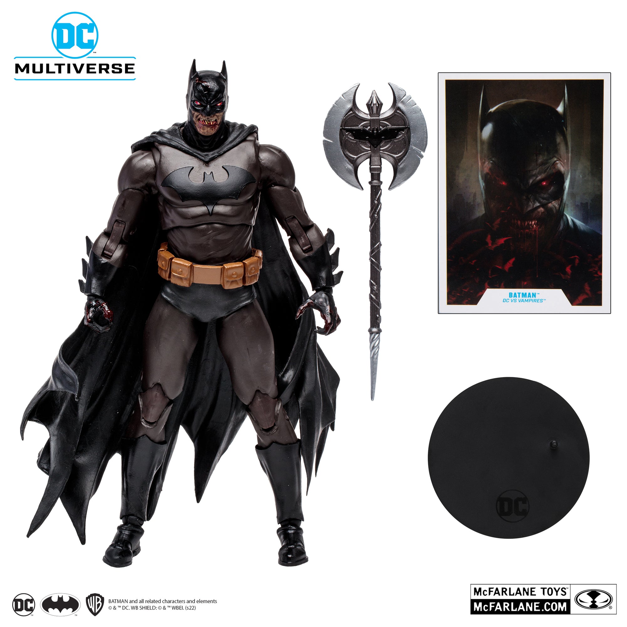 Batman DC VS Vampires Gold Label 7" Figure by McFarlane Toys -McFarlane Toys - India - www.superherotoystore.com