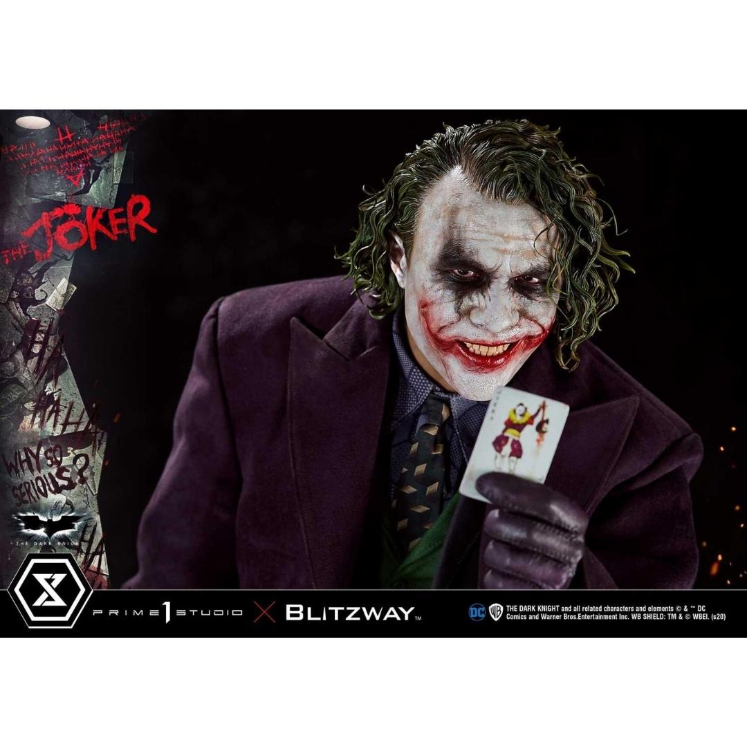 The Dark Knight Joker Museum Masterline Deluxe Statue by Prime 1 Studio -Prime 1 Studio - India - www.superherotoystore.com
