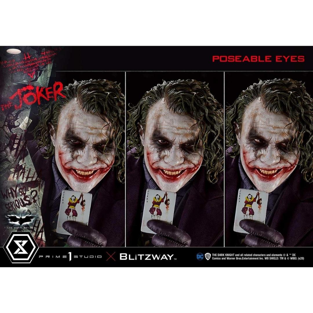 The Dark Knight Joker Museum Masterline Deluxe Statue by Prime 1 Studio -Prime 1 Studio - India - www.superherotoystore.com