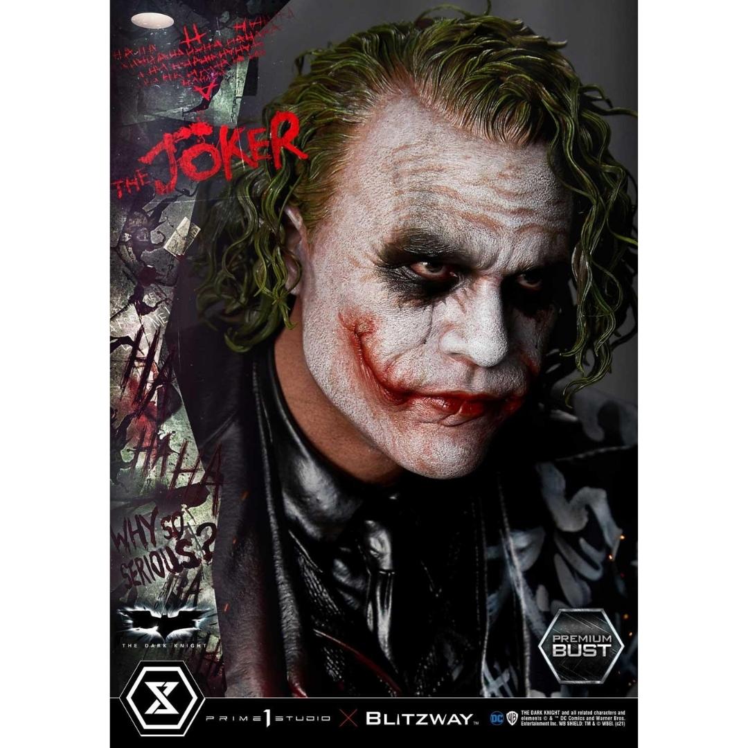The Joker Dark Knight Limited Edition Bust by Prime 1 Studio -Prime 1 Studio - India - www.superherotoystore.com