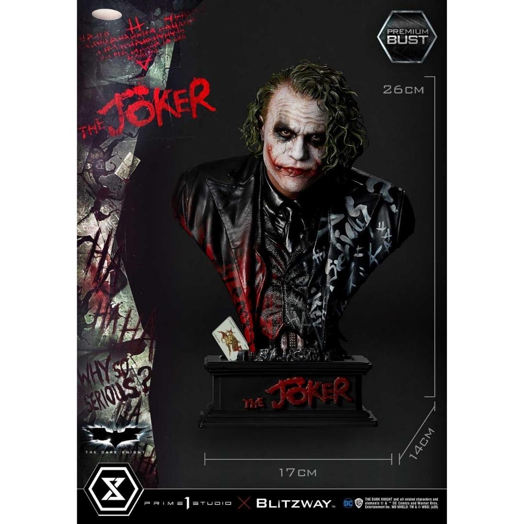 The Joker Dark Knight Limited Edition Bust by Prime 1 Studio -Prime 1 Studio - India - www.superherotoystore.com