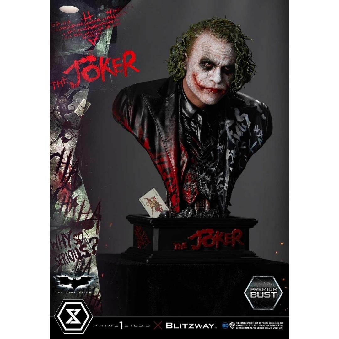 The Joker Dark Knight Limited Edition Bust by Prime 1 Studio -Prime 1 Studio - India - www.superherotoystore.com