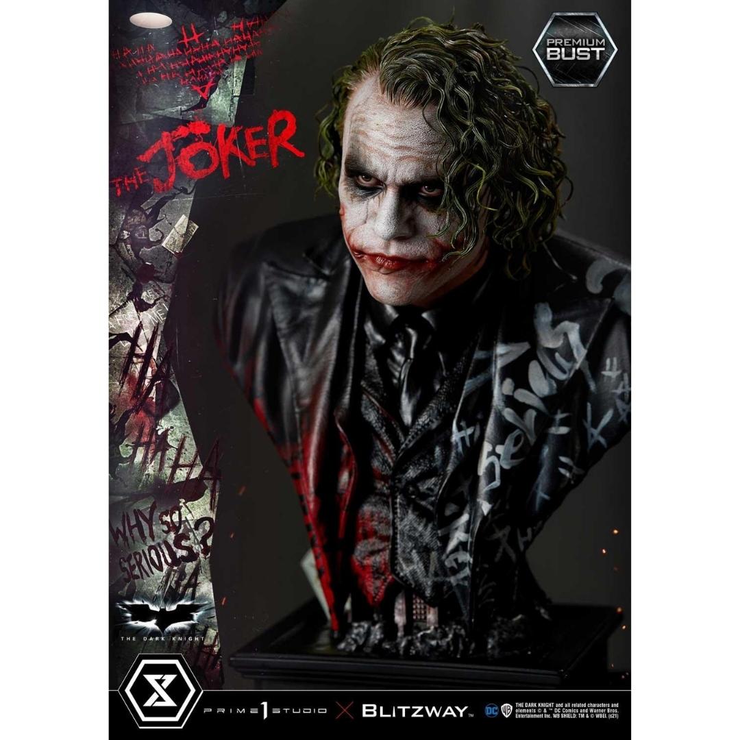 The Joker Dark Knight Limited Edition Bust by Prime 1 Studio -Prime 1 Studio - India - www.superherotoystore.com