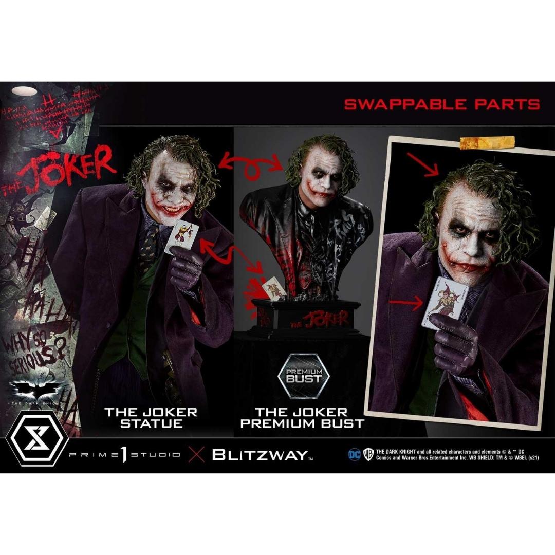 The Joker Dark Knight Limited Edition Bust by Prime 1 Studio -Prime 1 Studio - India - www.superherotoystore.com