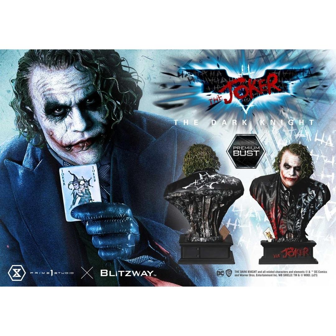 The Joker Dark Knight Limited Edition Bust by Prime 1 Studio -Prime 1 Studio - India - www.superherotoystore.com