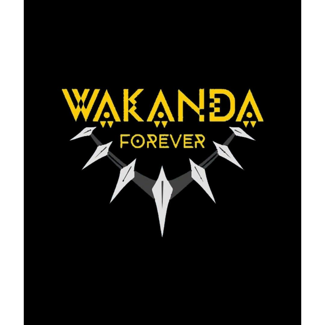 Black Panther Wakanda Forever T-Shirt -Celfie Design - India - www.superherotoystore.com