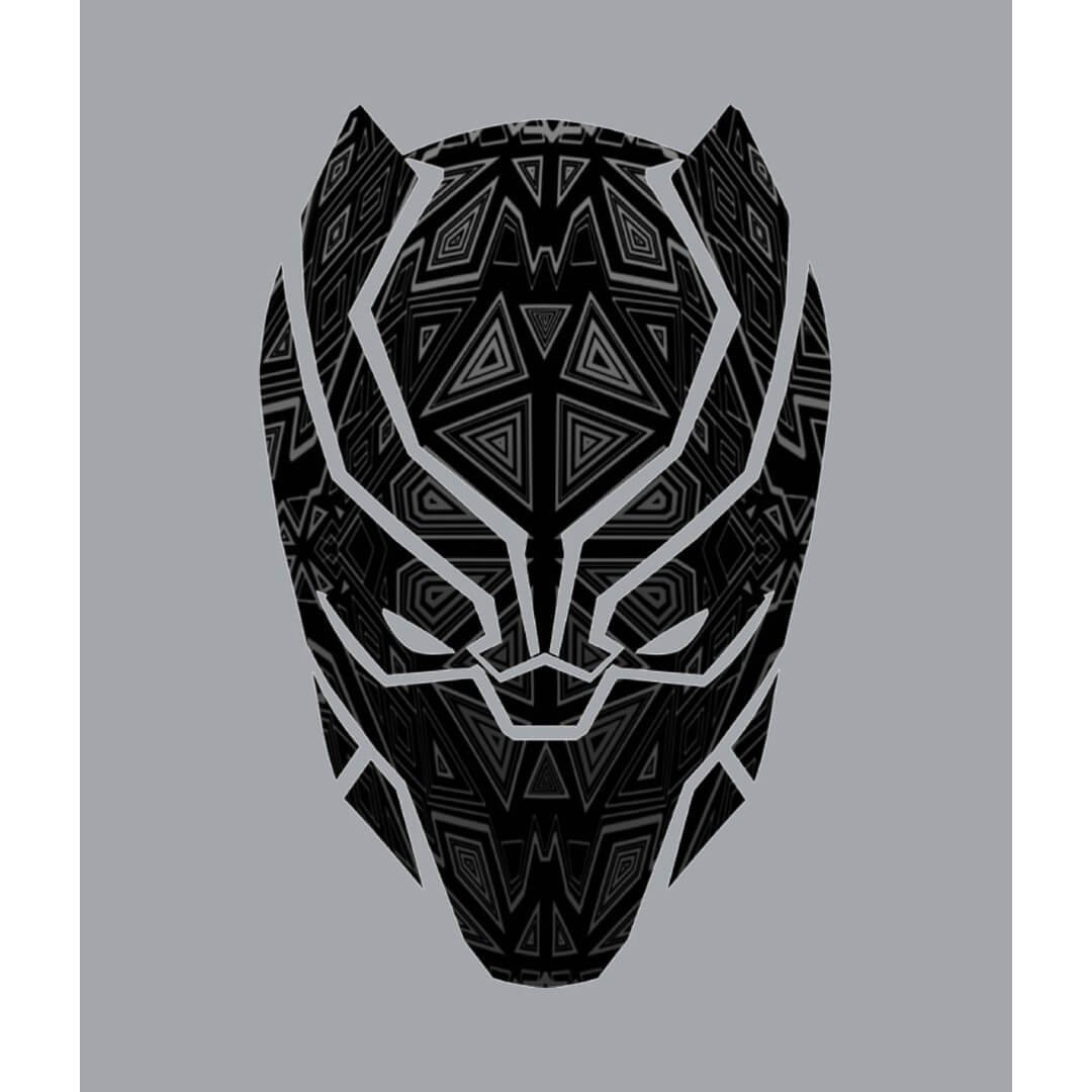 Black Panther Black Panther Stare T-Shirt -Celfie Design - India - www.superherotoystore.com