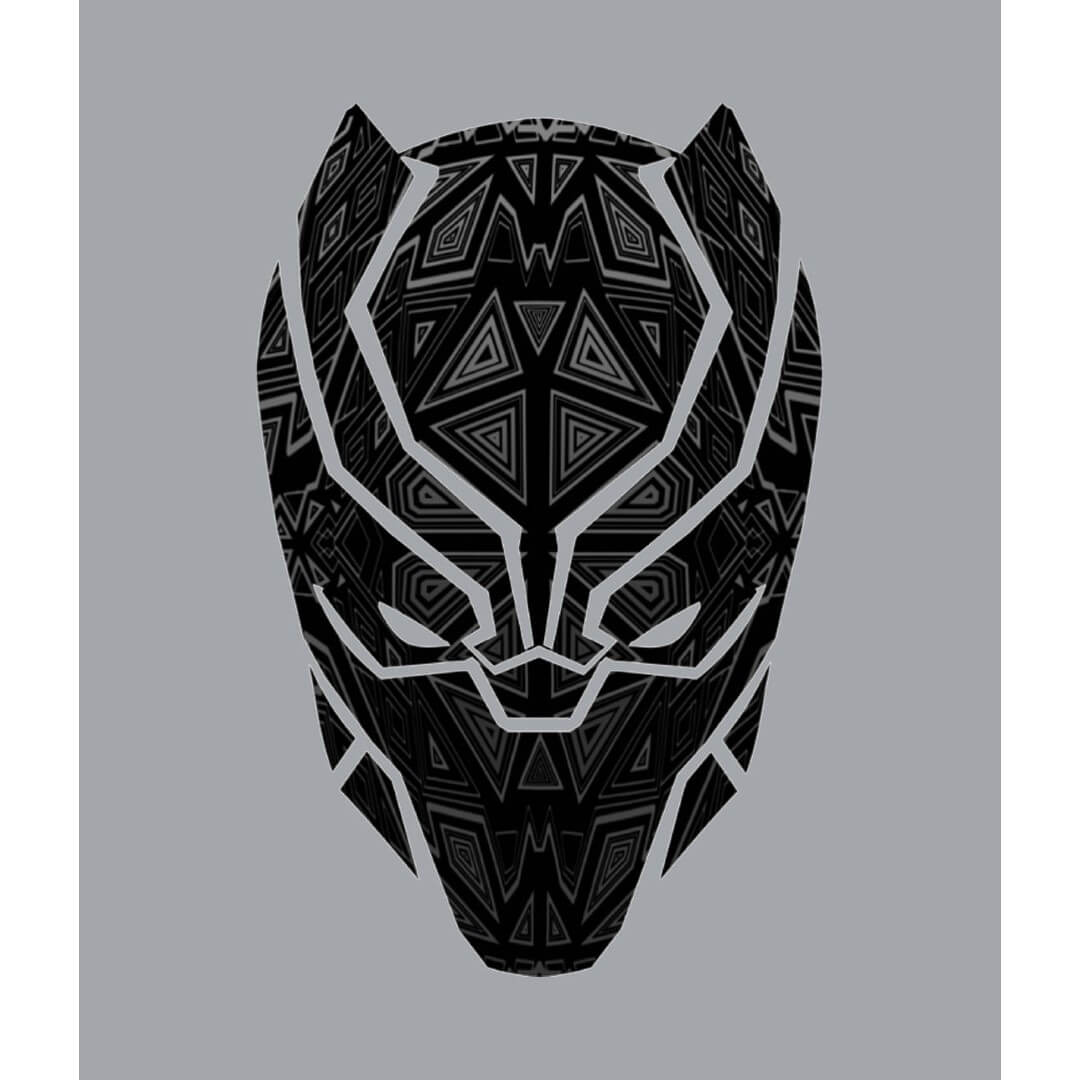 Black Panther Black Panther Stare T-Shirt -Celfie Design - India - www.superherotoystore.com