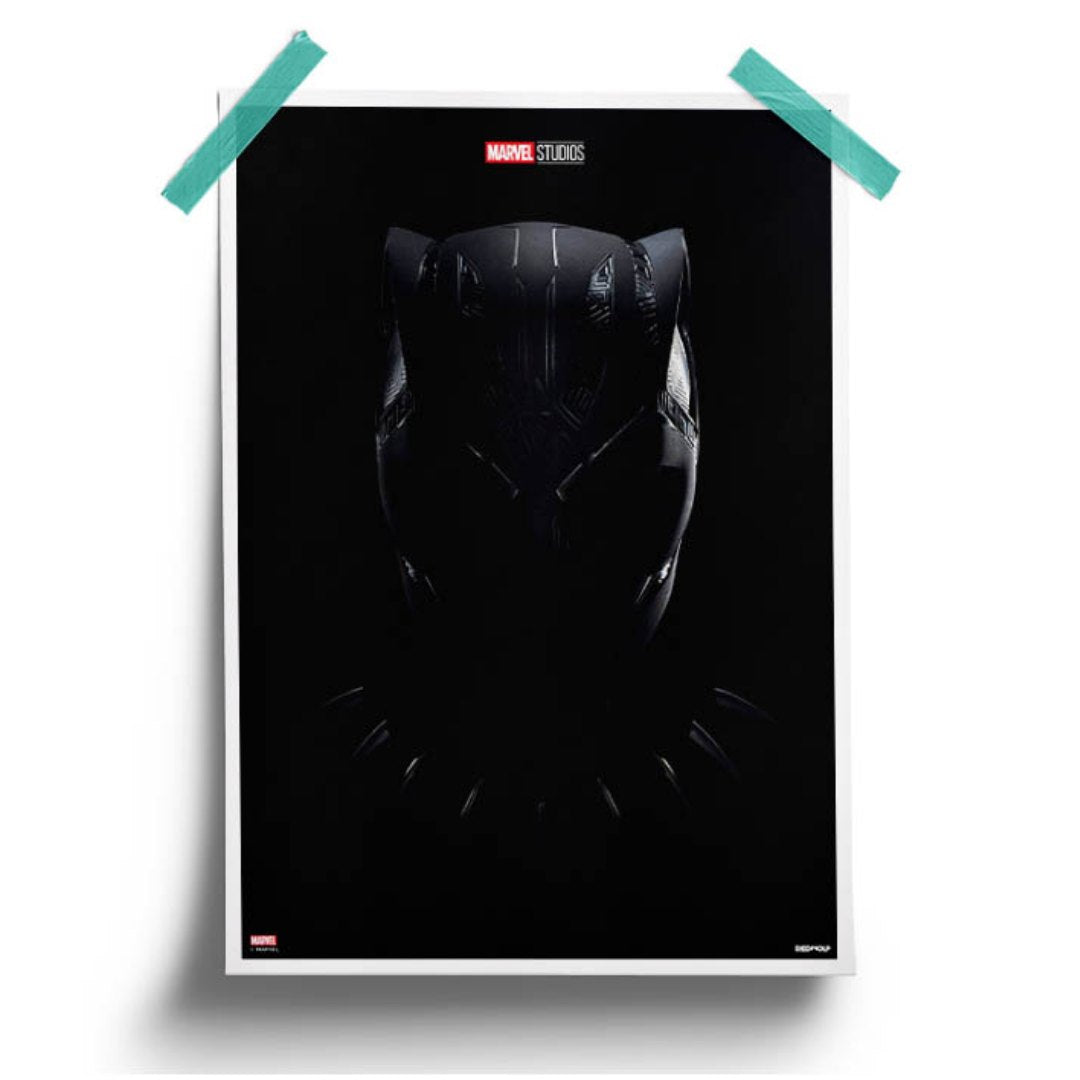 Image 254: Black Panther Wakanda Forever Poster -Redwolf - India - www.superherotoystore.com