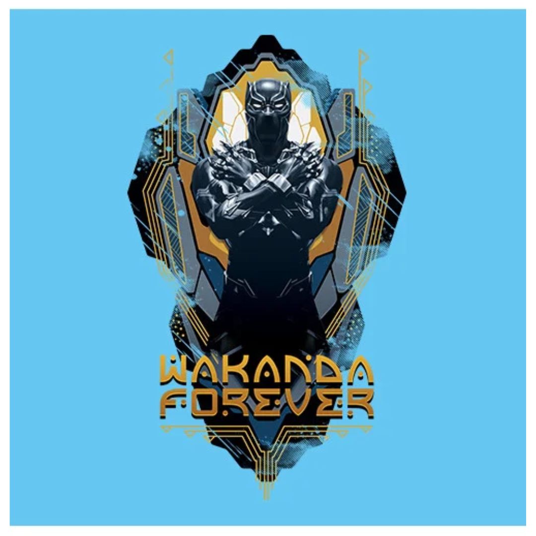 Wakanda Forever Sign T Shirt -Redwolf - India - www.superherotoystore.com