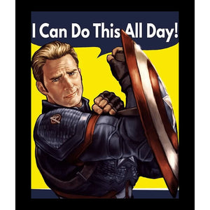 Captain America All Day ready steve T-Shirt -Celfie Design - India - www.superherotoystore.com